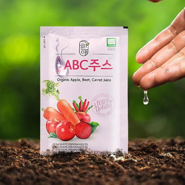 유기농 ABC주스 100ml 30포 한박스 무배 당근비트사과